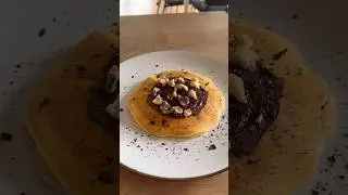 Cookie Dough Pancake 🥞🍪 #pancake #cookie #trendingshorts #foodshorts #foodtrend