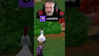 Café having fun with a chicken lol | cafe655 on #Twitch