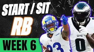 2023 Fantasy Football - MUST Start or Sit Week 6 Running Backs - Every Match Up!!!