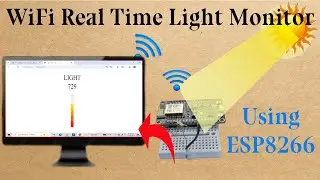 ESP8266 webserver light monitor #esp8266  #coding #arduinoproject #iot