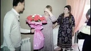 MUSOFIR KIYOV QAYNONASINI TUG`ILGAN  KUNIGA SURPIRIZ QILDI! NIMA SAVG`A DEB O`YLAYSIZ?