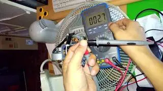 Electric fan repair DIY Blades don't spin, spin slowly - beginner very basics