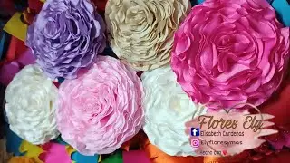 Cómo hacer una hermosa flor con tela//flor de tela//floresely