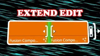 How to Extend Edit In Davinci Resolve