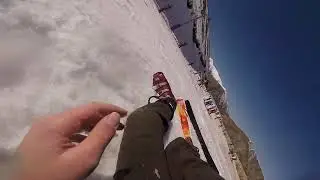 A Hard Slam On The Ski Field...