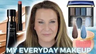 Everyday Makeup Look | Cle de Peau Foundation & Eyeshadow | Gucci Blush | Guerlain Luminizer
