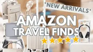 *NEW ARRIVALS* AMAZON TRAVEL FINDS: packing organization + amazon travel must haves + pack with me