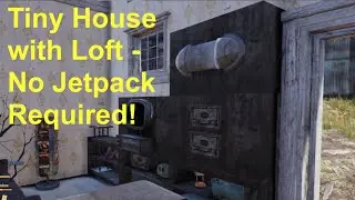 Fallout 76 - Teeny Tiny House Challenge - loft and built-ins | Immersive CAMP