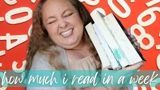 how much do I *realistically* read in a week?! 📖📚🎧