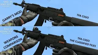 TFA CS:GO vs TFA CS:GO The Classified Files - Garry's Mod Weapons Comparison