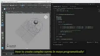 How to create complex curve shapes in Maya using Python!