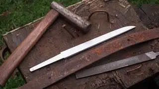 SOTW #5 -  Forging A Tanto Blade...from a carriage leaf spring