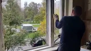 1 демонтаж окна в панельном доме