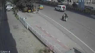 Hyderabad car accident... Dangerous new flyover please drive slowly and be safe.