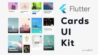 Flutter UI Tutorial - Cards UI Kit -