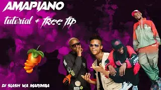 🔥🔐(Free Flp)Amapiano Fl Studio Tutorial 2023|Sgija Session Like Mellow,Sleazy & Tnk Musiq