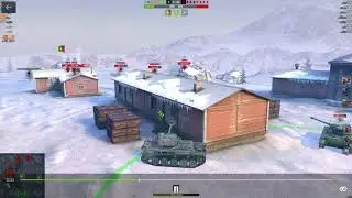 [WoT Blitz] AMX 13 75 - тащи!!! Никогда не сдавайся.