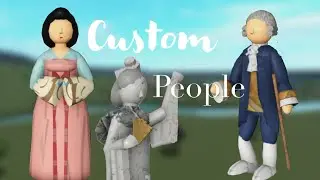 HOW to Make CUSTOM PEOPLE! | Custom statues | Bloxburg