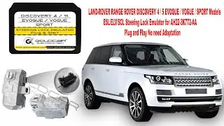How to connect RANGE ROVER VOGUE MODEL SCL ESL ELV STEERING LOCK EMULATOR(Plug and Play)