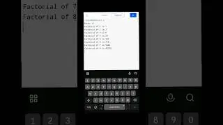Factorial of numbers using Function in c programming. Subscribe for more😊 #coding #factorial #maths