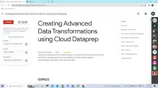 Creating Advanced Data Transformations using Cloud Dataprep 