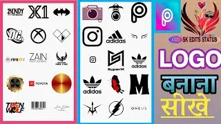 PicsArt se लोगो कैसे बनाए ||editor wala logo बनाए अपने मोबाईल 📱 से||name logo