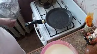 #блины Очень вкусные и нежные блинчики на йогурте