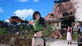 Yuffie and Aerith Airplane dance FINAL FANTASY VII REBIRTH