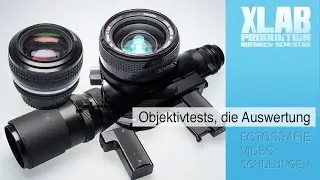 Objektivtest: Die Auswertung