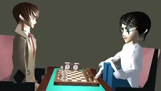 Light yagami and L play chess