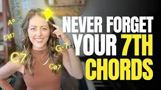 How to memorize every 7th chord on the piano (FOREVER)
