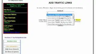 How to setup Traffic & PTC Links