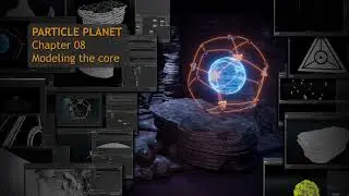 Houdini Particle Planet - Chapter 08 - Modeling the Core