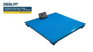 Industrial Floor Scale - 3000kg, 120 cm W x 120 cm L - Digital - Low Profile #D1100111