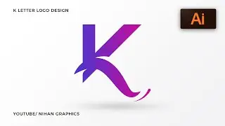 K letter logo design illustrator | Illustrator tutorials | Best Logo Design Ideas