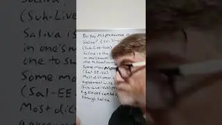 Do You Mispronounce the Word Saliva? Many Do - English Tutor Nick P