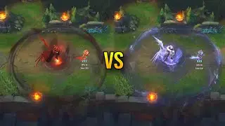 Prestige Chosen of the Wolf Swain vs Chosen of the Wolf Swain - Skin Comparison - LoL