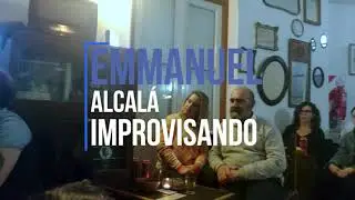 improvisación de dibujo en vivo junto a "El viendo de los locos"