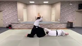 Motoha Yoshin Ryu JuJutsu - Kihon Oku no Kata - Ryōgote kuguri nage (technique 2)