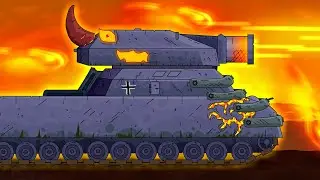 I AM RATTE and BECAME A DEMON! Rebirth of Ratte - Cartoons about tanks