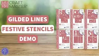 Get In The Christmas Spirit With Gilded Lines Festive Stencils!