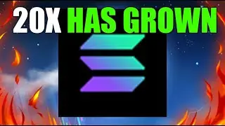 THE EXPECTATION OF SOLANA 20X HAS GROWN ! SOLANA NEWS TODAY