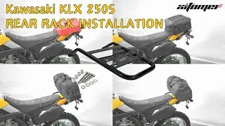 Kawasaki KLX 250S REAR RACK INSTALLATION