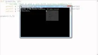 Python assert method