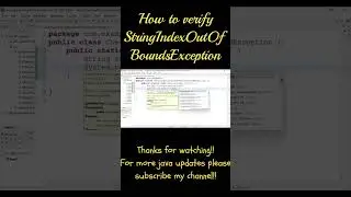 StringIndexOutOfBoundsException 