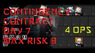 Contingency Contract Day 7 Area 59 Ruins Max Risk 8 Guide || Arknights