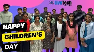 Happy Children’s Day Celebration at LiveTech Institute | Fun & Laughter with Our Students!#education