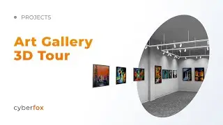 Interactive 3D Tour «Art Gallery» | Web3D | CyberFox