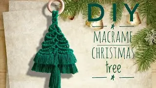 Macrame Christmas Tree Tutorial. Easy Christmas Tree.