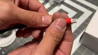 Repair Worn Damaged iPhone Lightning Cable w Braided Sleeve